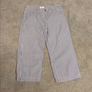 Christopher & Banks striped wide leg pants size 10